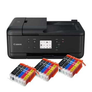Canon Pixma TR7650 DRUCKER SCANNER KOPIERER WLAN Duplex-Druck + 15 XXL TINTE NEU - Bild 1 von 1