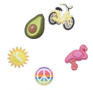 Crocs Sunny Days 5 pack Jibbitz Charms - Picture 1 of 4