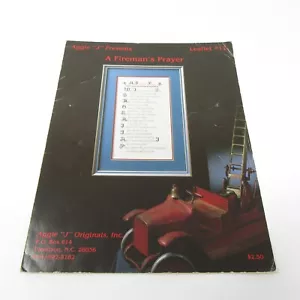 A Firemans Prayer Cross Stitch Pattern Aggie J. - Leaflet 17 - Picture 1 of 3