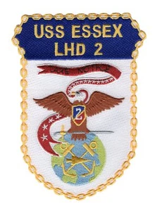 USS Essex LHD-2 Amphibious Assault Ship Patch - Picture 1 of 6