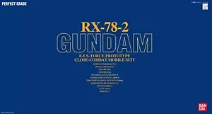 KIT MODELO DE PLÁSTICO BANDAI PG RX-78-2 GUNDAM Grado Perfecto 1/60 - Imagen 1 de 6
