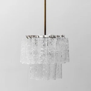 Lampadario 3 luci in vetro di Murano design anni '60 modernariato vintage - Bild 1 von 13