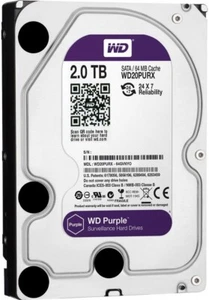 WD Purple 2 TB Surveillance Internal Hard Drive WD20PURX - Picture 1 of 7