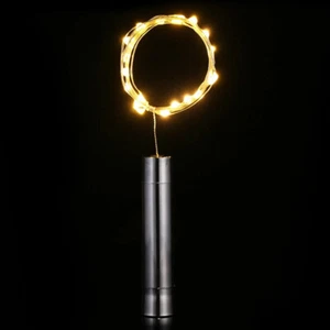 1x 10x led string Bottle Cork Shape Lighting Battery For Party Decorations Light - Picture 1 of 3