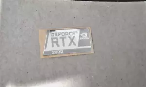 Adesivi Nvidia GeForce RTX 2080 decalcomanie PC computer portatile Mac 2,5 cm x 1 cm quantità 1 - Foto 1 di 3