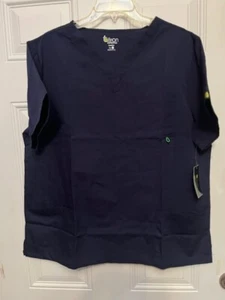 Citron Collection XL Navy Blue Unisex scrub Uniform Clinic v-neck NWT - Picture 1 of 15