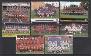 Fútbol Clubes de Fútbol de Gran Bretaña Deporte 1987 San Vicente 8 V Perf Juego Completo - Imagen 1 de 1