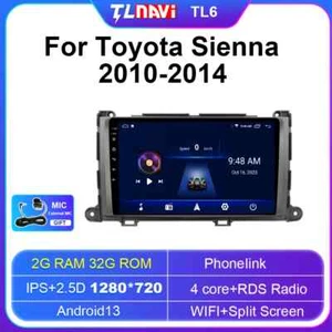 Radio Multimedia Player Screen Car Stereo GPS Navigation For Toyota Sienna 10-14 - Picture 1 of 32
