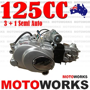 125cc 3 + 1 Semi auto + reverse Engine Motor ATV Quad Bike 4 Wheeler - Picture 1 of 7