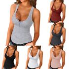 Tank Tops Top For Women Tight V Neck Vest Basic WomanT-shirt Womens Ladies