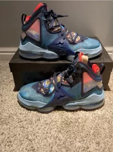 Size 9.5 - Nike LeBron 19 Fast Food - Dutch Blue - Picture 1 of 12