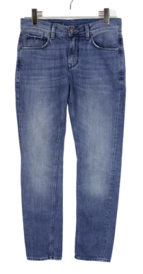 Tommy Hilfiger Denton Straight Fit Men's Jeans W30/L32 Whiskers Zip Blue Denim - Image 1 of 4