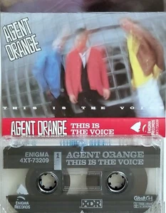 AGENT ORANGE THIS IS THE VOICE 1986 TAPE CASSETTE ENIGMA RECORDS PUNK ROCK lp 45 - Picture 1 of 24