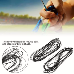 2X Archery Actual 48in Strings 12 Strands Bowstring Hunting Longbow Recurve Bow - Picture 1 of 11