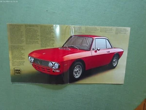 Lancia FULVIA 1600 HF distribuidor de lujo folleto de ventas desplegable # 8799387 4 idiomas - Imagen 1 de 15