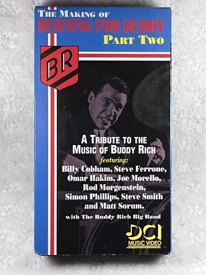 The Making of Burning For Buddy Rich Part 2 VHS 1996  DCI Music Ft. Steve Smith - Imagem 1 de 4