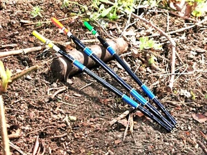Handmade Margin Peacock Wagglers. Insert Wagglers - Picture 1 of 13