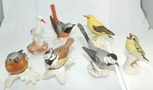 Sammlung 7 Göbel Porzellanvögel made in Germany - Picture 1 of 9