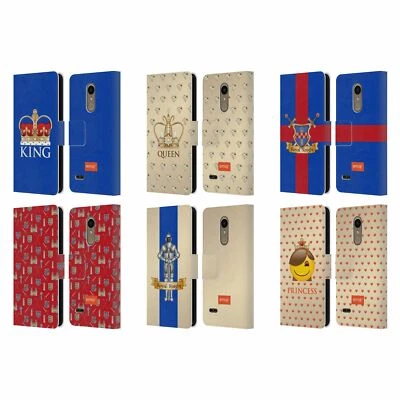 OFFICIAL emoji® ROYAL LEATHER BOOK WALLET CASE COVER FOR LG PHONES 1 - Image 1 of 4