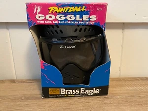 Vintage Brass Eagle by Z Leader Paintball Masks Goggles Face Protectors Black  - Picture 1 of 2
