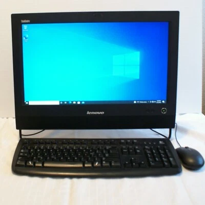 Lenovo ThinkCenter M71Z AiO 20" Pentium G630 2.70GHz 4GB 500GB Win10 black spot - Image 1 of 4
