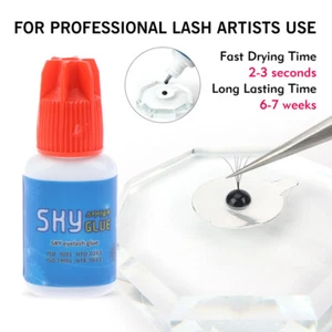 SKY Glue S+ Eyelash Extensions Max Bond Glue / Adhesive Fast Strong Black - Picture 1 of 12