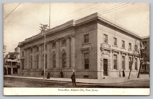 Vintage Postcard Post Office Atlantic City New Jersey Early 1900s - Picture 1 of 2