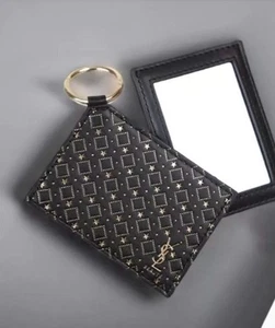 Yves Saint Laurent Beaute YSL Holiday keyring Mirror limited new Black Novelty - Picture 1 of 3