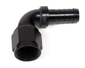 Earl's AT709110ERL Auto-Crimp Hose End - 90 Degree - Size -10 - Black - Picture 1 of 1