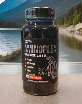Potenciador de aminoácidos para gallos-Aminoplex 100 tab vitamina para Gallos Exp.12/27 Foto 1 de 4