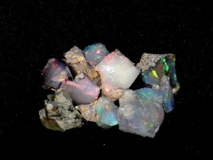 40.66 Cts ETHIOPIAN WELO OPAL ROUGH,"COLOR,BRIGHT ,FLASH,FIRE" - Picture 1 of 5