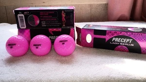 GOLF BALLS (PRECEPT HOT PINK) UNUSED - Picture 1 of 3