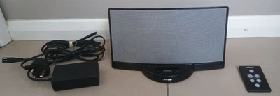 Schwarzes Bose Sound Dock Series II iPod Dock Music System + Fernbedienung & Netzteil - Bild 1 von 4