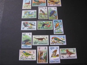 St. Vincent Stempelset Scott # 279-294... Kostenloser internationaler Versand! - Bild 1 von 14