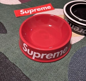 SS11 Supreme Dog Bowl RED 2011 Box Logo RARE OG Supreme Bowl Rare 2011 - Picture 1 of 5