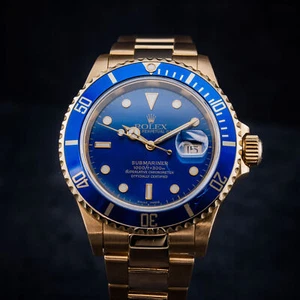 Rolex Submariner Date Rolex Oyster Perpetual Submariner Date Gold – Ref. 16618 - Picture 1 of 20