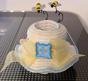 Yankee Candle Capper Topper Mütze mit Bienen - Bild 1 von 7