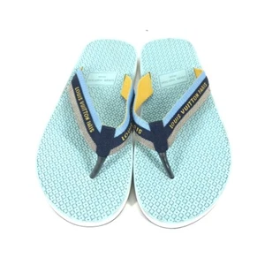 LOUIS VUITTON logo Beach sandals, slippers, shoes Sandals rubber blue - Picture 1 of 16
