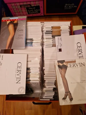 10 St.  Echte Nylons Nylonstrümpfe versch. Cervin, Gio usw alle Gr. L XL T6 !!!! - Bild 1 von 4