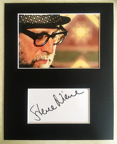 STEVE NIEVE Elvis Costello & The Attractions SIGNED AUTOGRAPH MOUNTED WITH PHOTO Cover