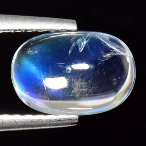 Pietra di luna blu arcobaleno 1,57 ct 100% naturale bella terra estratta pietra preziosa sfusa. - Foto 1 di 4