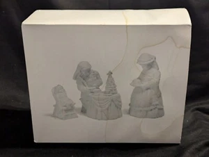 1995 Department 56 "Winter Silhouette" Christmas Tea 3 Piece Set - PRE-OWNED - Picture 1 of 20