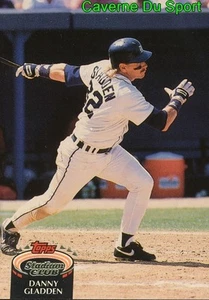 801 DAN GLADDEN DETROIT TIGERS TOPPS BASEBALL CARD STADIUM CLUB 1992 - Picture 1 of 2