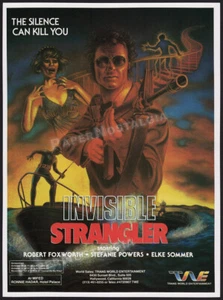 INVISIBLE STRANGLER_/_THE ASTRAL FACTOR__Orig. 1984 Trade Print AD_advert__MST3K - Picture 1 of 1
