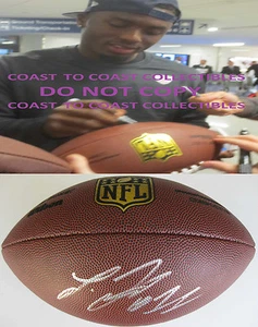 LAQUON TREADWELL,MINNESOTA VIKINGS,SIGNED,AUTOGRAPHED,DUKE FOOTBALL,COA,PROOF - Bild 1 von 2