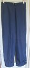 Augusta Sportswear Lined Track/Wind Pants Navy Blue Women's XL Drawstring ~ NICE