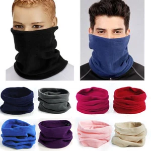 Thermal Neck Warmer Snood Winter Scarf Tube Fleece Motorbike Cycling Unisex - Picture 1 of 8