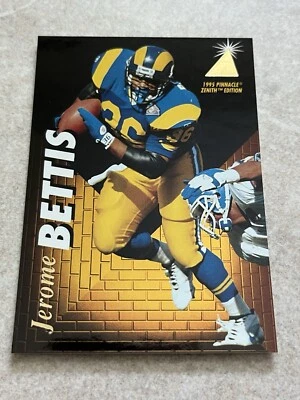 1995 Pinnacle Zenith #Z106 Jerome Bettis NFL Los Angeles Rams - Image 1 of 2