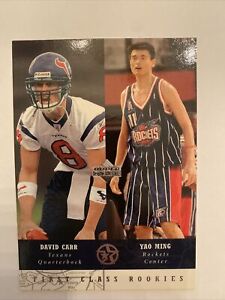 2002-03 Upper Deck UD Superstars - First Class Rookies #273 David Carr, Yao Ming
