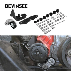BEVINSEE Low Mount AC Halterung Upgrade Kit Für LS Truck/SUV Motor 1999-2013 - Picture 1 of 9
